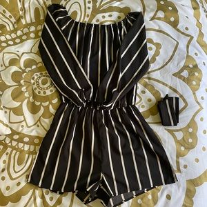 B&W Striped Romer